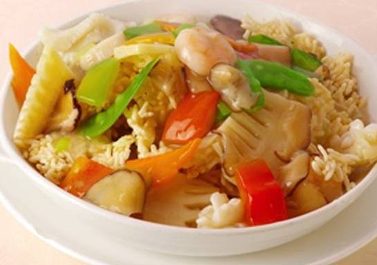 Seafood with Sizzling Rice 海鮮鍋巴